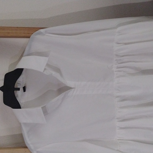 SHEIN LUNE Solid Lantern Sleeve Smock Dress - Brand New/Never Worn - Picture 4 of 5